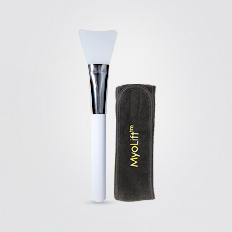MyoLift Silicon Brush with 7E Spa Facial Headband