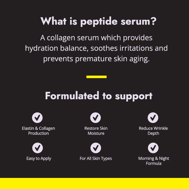 Peptide Serum for Face – Anti-Aging & Hydrating – 7E Wellness