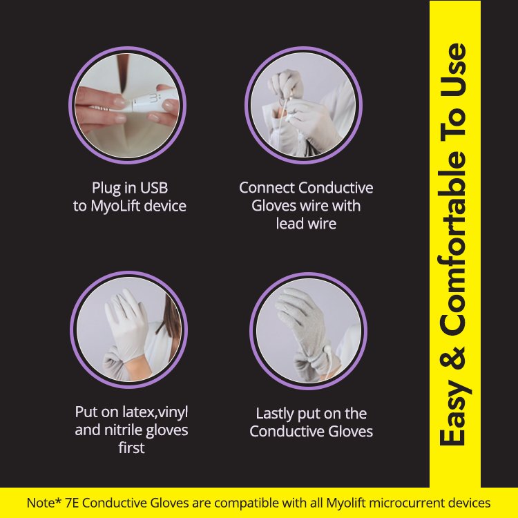 Conductive Gloves (Pair) - 7E Wellness