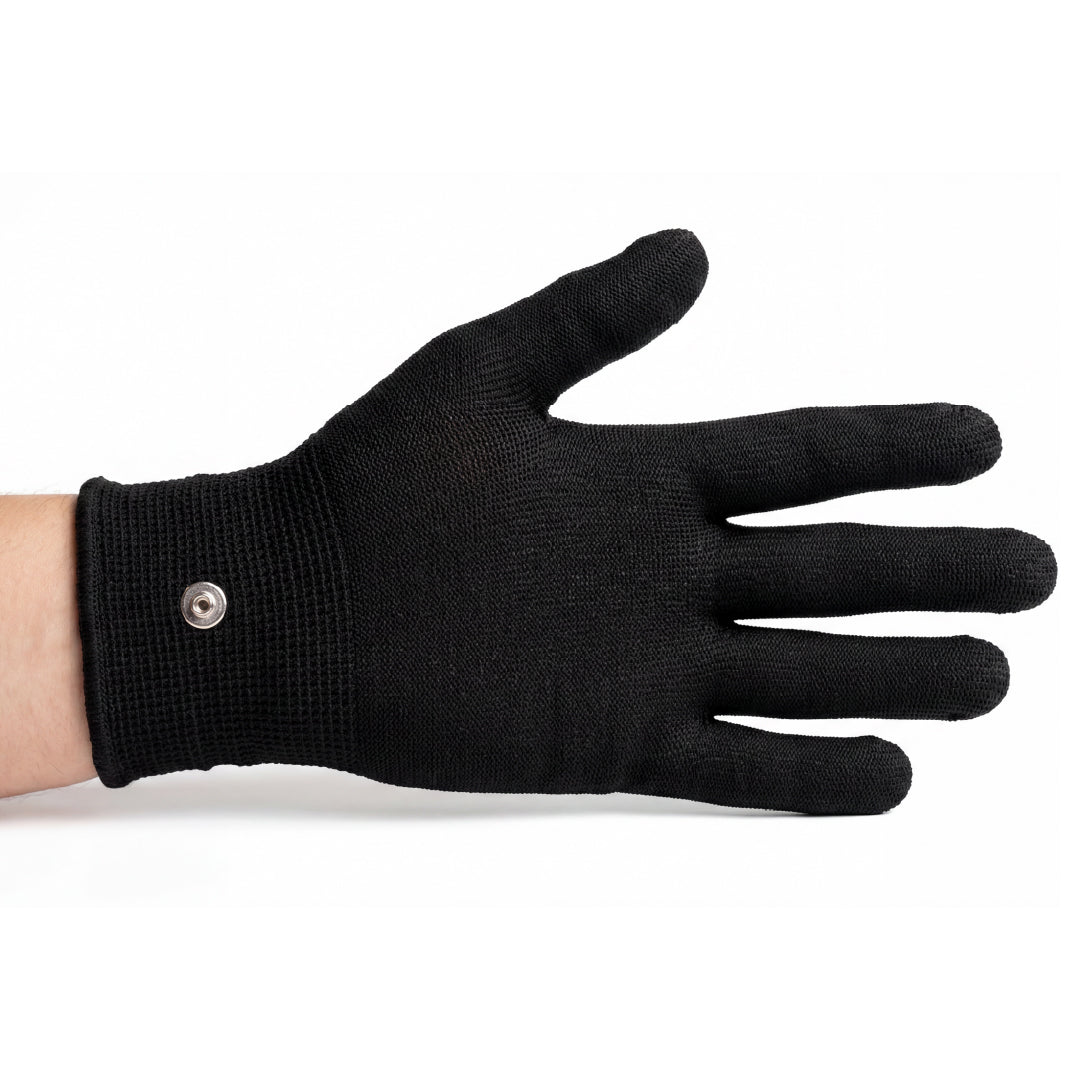 Microcurrent Conductive Facial Gloves - Black