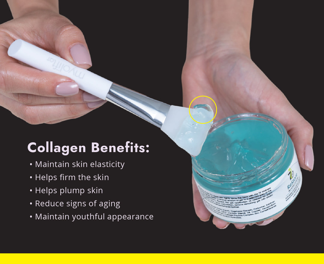 Facial conductive gel – 7E Restore Conductive Gel.