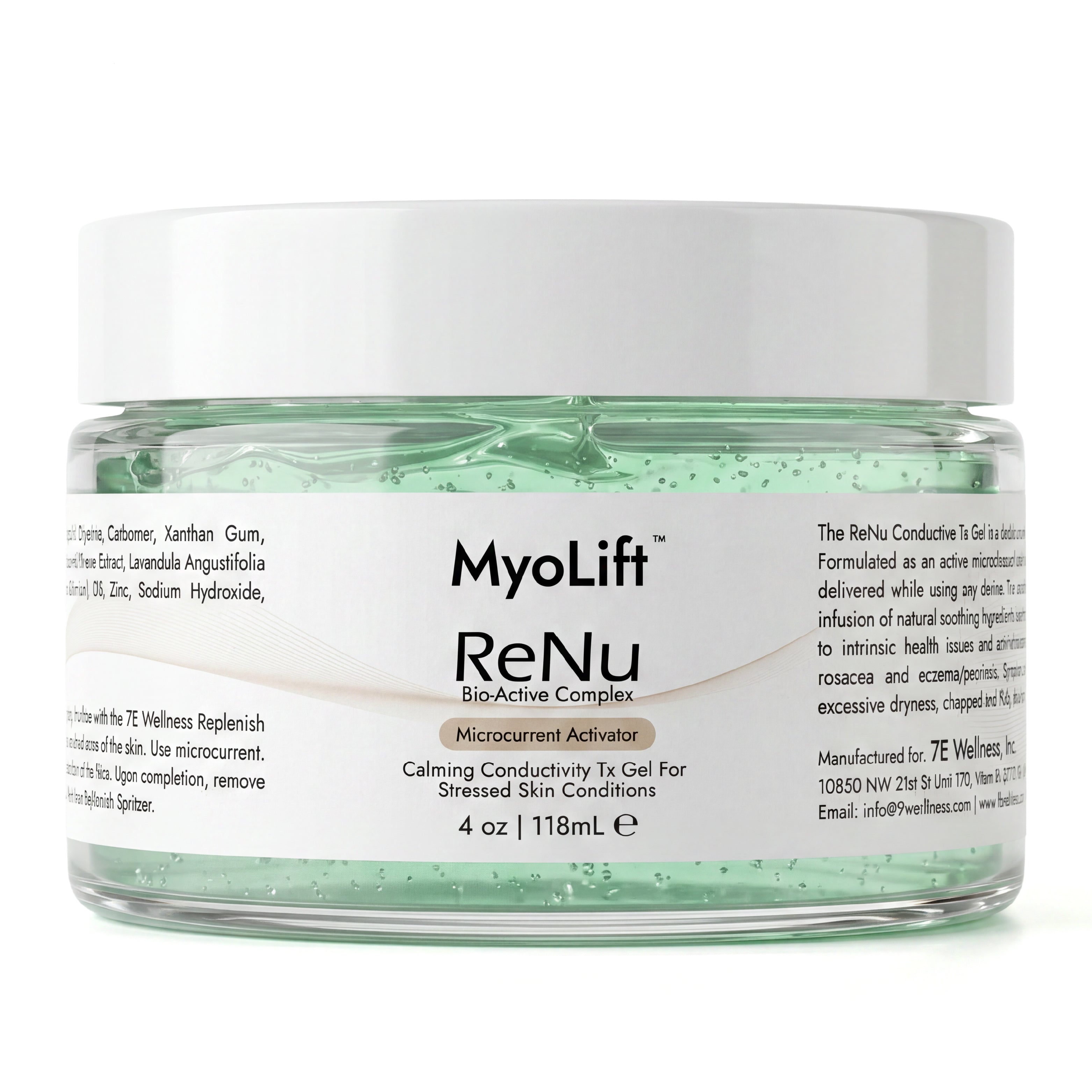 4oz ReNu Conductive Tx Gel For Dry Skin with Bio-Active Complex