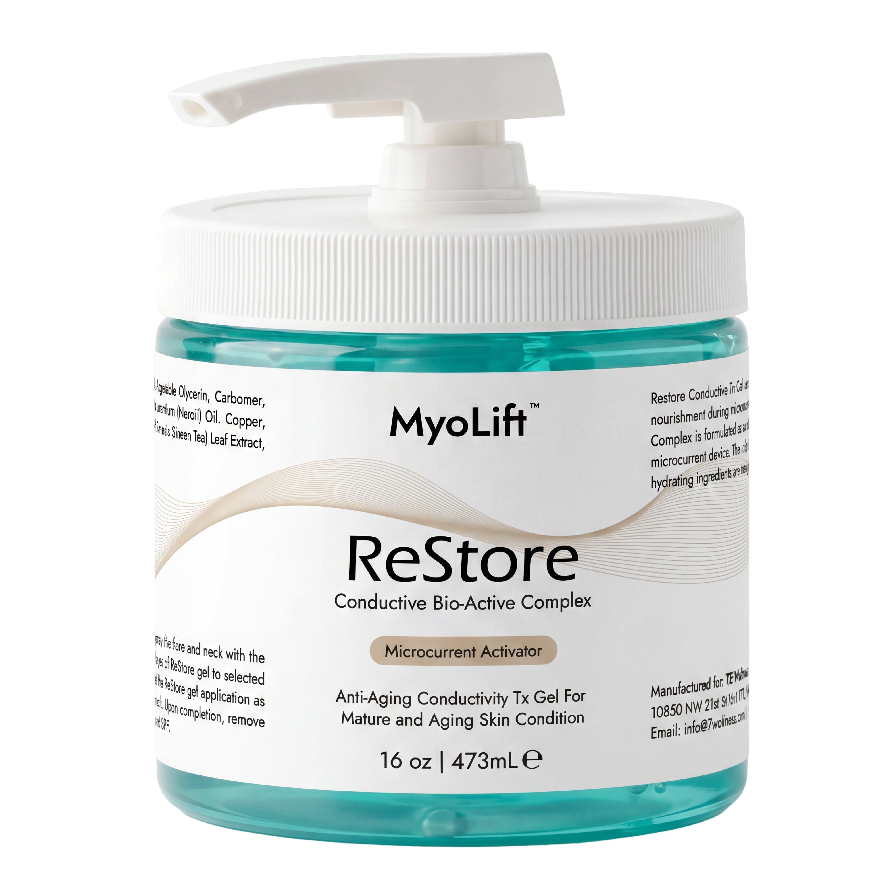 16oz skin ReStore Anti-aging Conductive Gel with Bio-Active – 7E