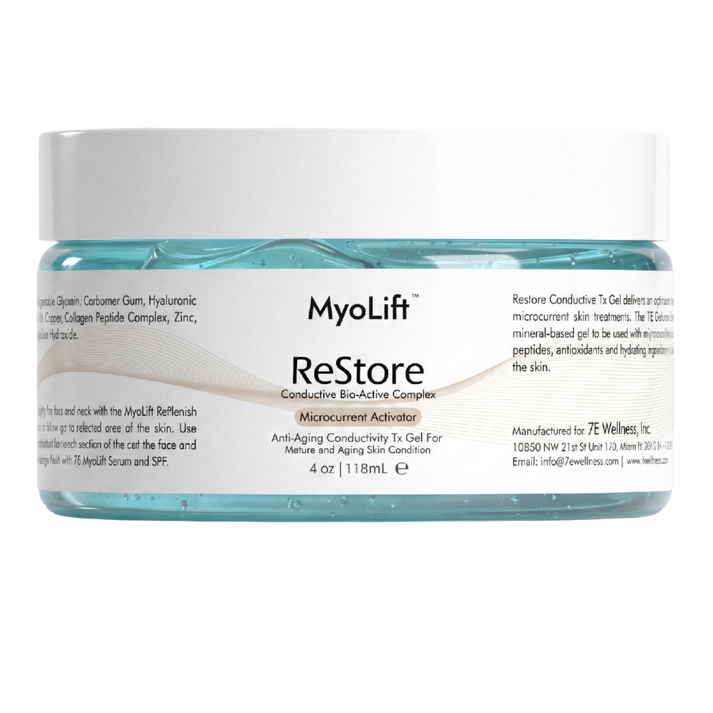 トリートメント COTY CARE 7 TREATMENT Microcurrent ReStore 4oz Conductive Gel for Face – 7E Wellness