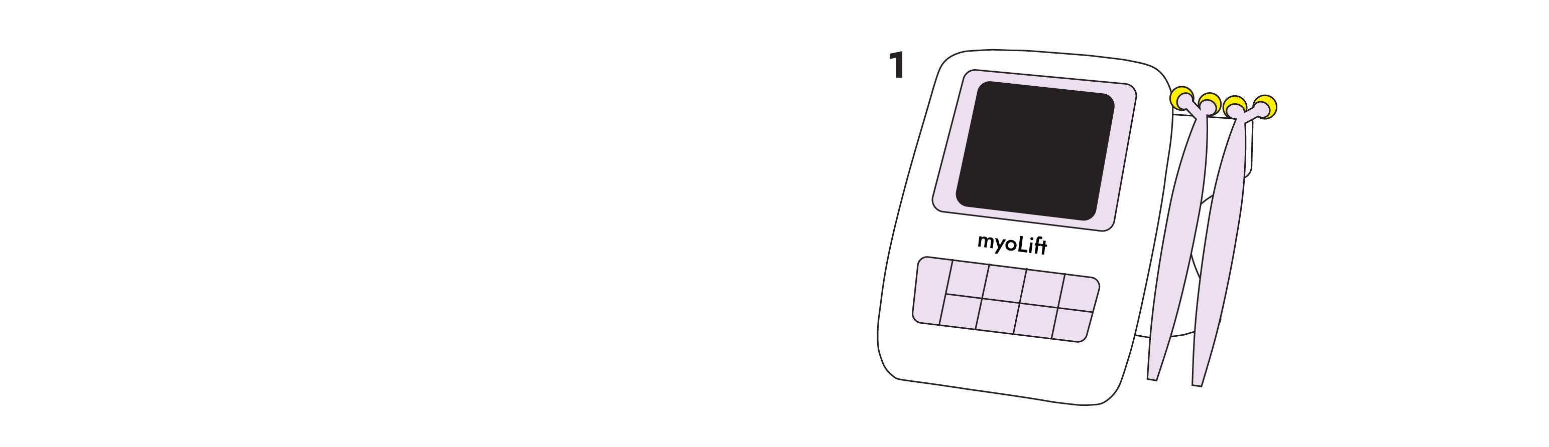 MyoLift Mini home facial device for at-home skincare.
