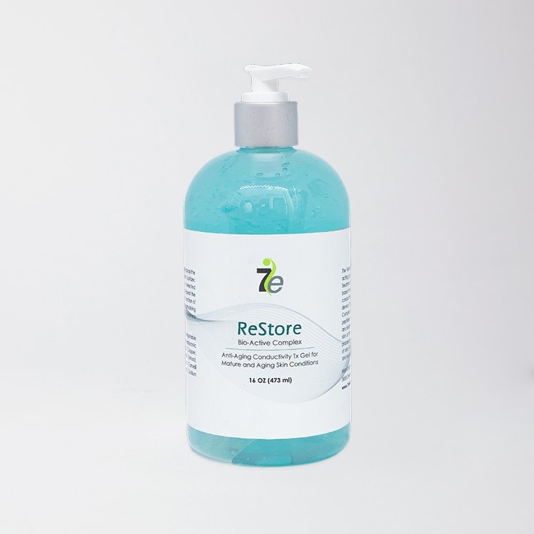 16oz ReStore Anti-aging Conductive Gel For Mature Skin with Bio-Active Complex - 7E Wellness