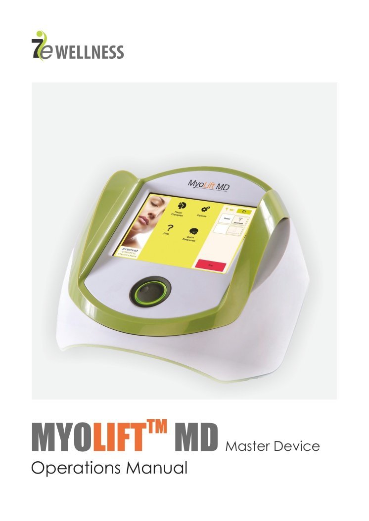 Myolift MD Operational Manual - 7E Wellness