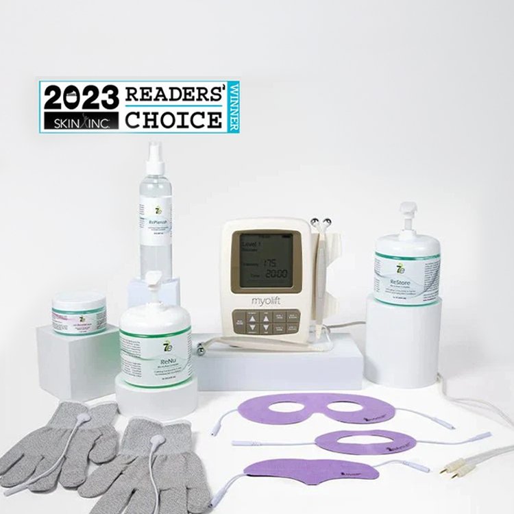 MyoLift Mini Spa Starter Kit Microcurrent Facial Device 7E Wellness